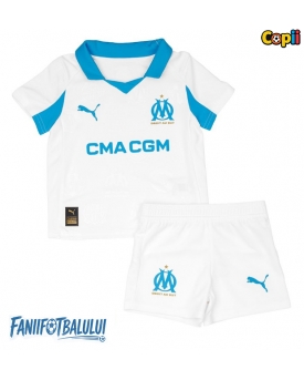 Olympique de Marseille Echipament de Fotbal Replică 2025-26 Copii Acasa (+ Șorturi)